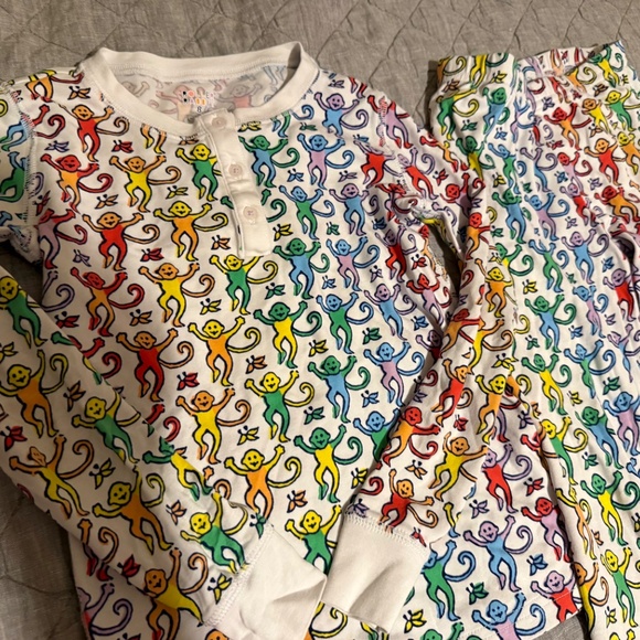 Roller Rabbit Disco Monkey Pajama Set - Picture 4 of 4